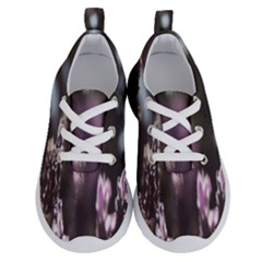 Purple Flower Pattern Running Shoes