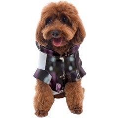 Purple Flower Pattern Dog Coat