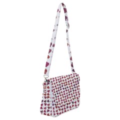 Mixed Colors Flowers Bright Motif Pattern Shoulder Bag With Back Zipper by dflcprintsclothing