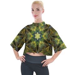 Fractal-fantasy-design-background- Mock Neck Tee by Vaneshart