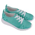 Teal Brick Texture Women s Lightweight Sports Shoes View3