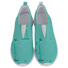 Teal Brick Texture No Lace Lightweight Shoes