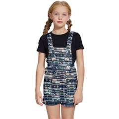 Texture Pattern Kids  Short Overalls by artworkshop