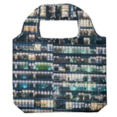 Texture Pattern Premium Foldable Grocery Recycle Bag by artworkshop
