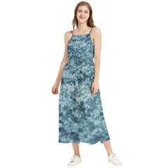 Texture Reef Pattern Boho Sleeveless Summer Dress