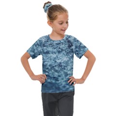 Texture Reef Pattern Kids  Mesh Piece Tee