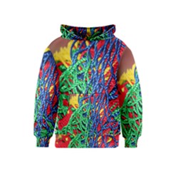 Thread Texture Pattern Kids  Pullover Hoodie by artworkshop