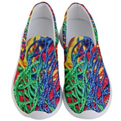 Thread Texture Pattern Men s Lightweight Slip Ons by artworkshop