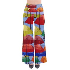 Umbrellas Colourful So Vintage Palazzo Pants by artworkshop