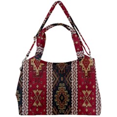 Uzbek Pattern In Temple Double Compartment Shoulder Bag
