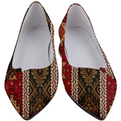 Uzbek Pattern In Temple Women s Block Heels 