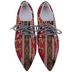 Uzbek Pattern In Temple Pointed Oxford Shoes