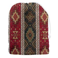 Uzbek Pattern In Temple Drawstring Pouch (3xl)