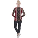 Uzbek Pattern In Temple Casual Zip Up Jacket View2