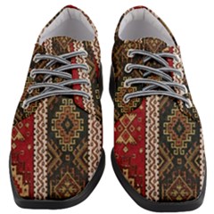 Uzbek Pattern In Temple Women Heeled Oxford Shoes