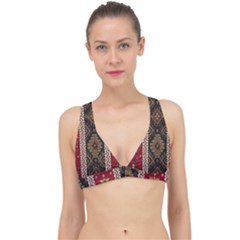 Uzbek Pattern In Temple Classic Banded Bikini Top