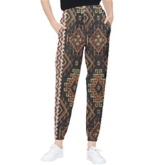 Uzbek Pattern In Temple Tapered Pants