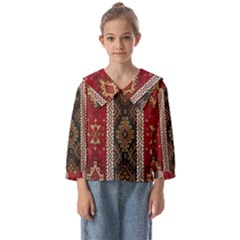 Uzbek Pattern In Temple Kids  Sailor Shirt