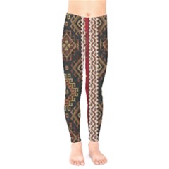 Uzbek Pattern In Temple Kids  Classic Winter Leggings