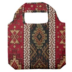 Uzbek Pattern In Temple Premium Foldable Grocery Recycle Bag