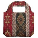 Uzbek Pattern In Temple Premium Foldable Grocery Recycle Bag View2