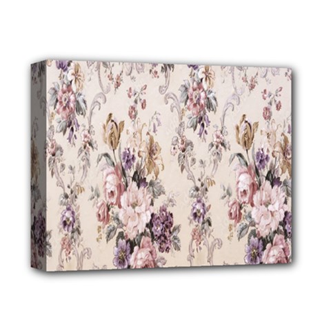 Vintage Floral Pattern Deluxe Canvas 14  X 11  (stretched)