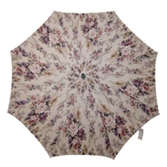 Vintage Floral Pattern Hook Handle Umbrellas (medium)