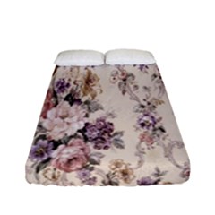 Vintage Floral Pattern Fitted Sheet (full/ Double Size)