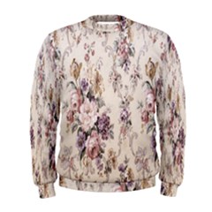 Vintage Floral Pattern Men s Sweatshirt by artworkshop