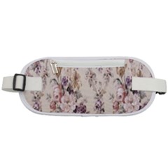 Vintage Floral Pattern Rounded Waist Pouch