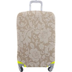 Vintage Wallpaper With Flowers Luggage Cover (large) by artworkshop