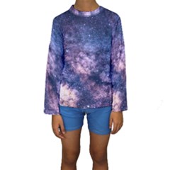 Watercolor Design Wallpaper Kids  Long Sleeve Swimwear by artworkshop