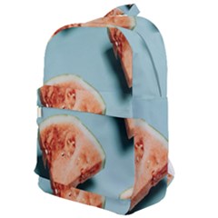 Watermelon Against Blue Surface Pattern Classic Backpack