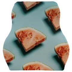 Watermelon Against Blue Surface Pattern Car Seat Velour Cushion 