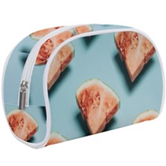 Watermelon Against Blue Surface Pattern Make Up Case (Large)