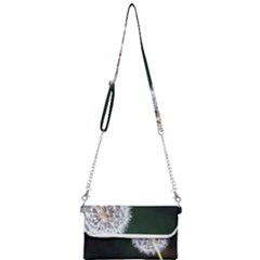 White Flower Mini Crossbody Handbag by artworkshop