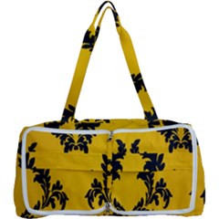 Yellow Regal Filagree Pattern Multi Function Bag by artworkshop