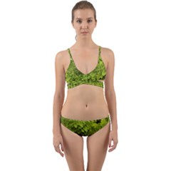 Botanical Motif Plants Detail Photography Wrap Around Bikini Set by dflcprintsclothing