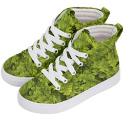 Botanical Motif Plants Detail Photography Kids  Hi-top Skate Sneakers by dflcprintsclothing