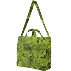 Botanical Motif Plants Detail Photography Square Shoulder Tote Bag by dflcprintsclothing