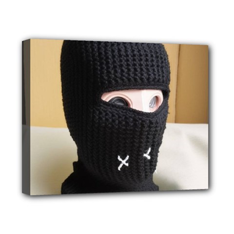 Ski Mask  Canvas 10  X 8  (stretched) by Holyville