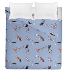 Koi! Duvet Cover Double Side (queen Size) by fructosebat