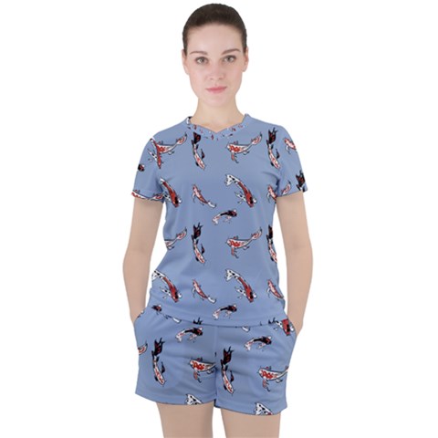 Koi! Women s Tee And Shorts Set by fructosebat