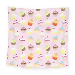 Cupcakes! Square Tapestry (large) by fructosebat