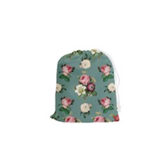 Victorian Floral Drawstring Pouch (xs) by fructosebat