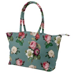 Victorian Floral Canvas Shoulder Bag by fructosebat