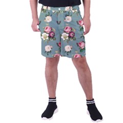 Victorian Floral Men s Pocket Shorts