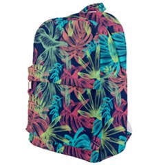 Neon Leaves Classic Backpack by fructosebat