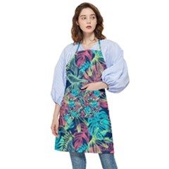 Neon Leaves Pocket Apron