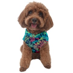 Neon Leaves Dog Sweater by fructosebat